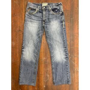 Ariat M5 Slim Gambler Stackable Straight Leg Jeans Men's altered size 34x31.5